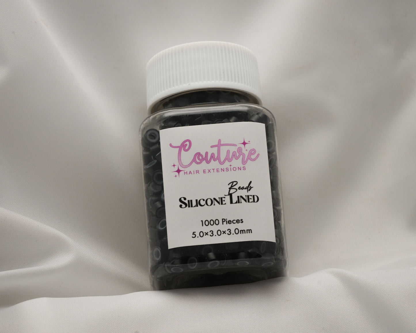 Silicone lined beads