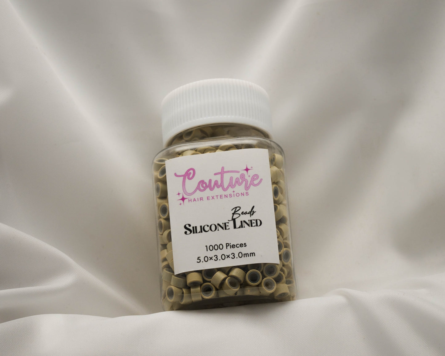 Silicone lined beads
