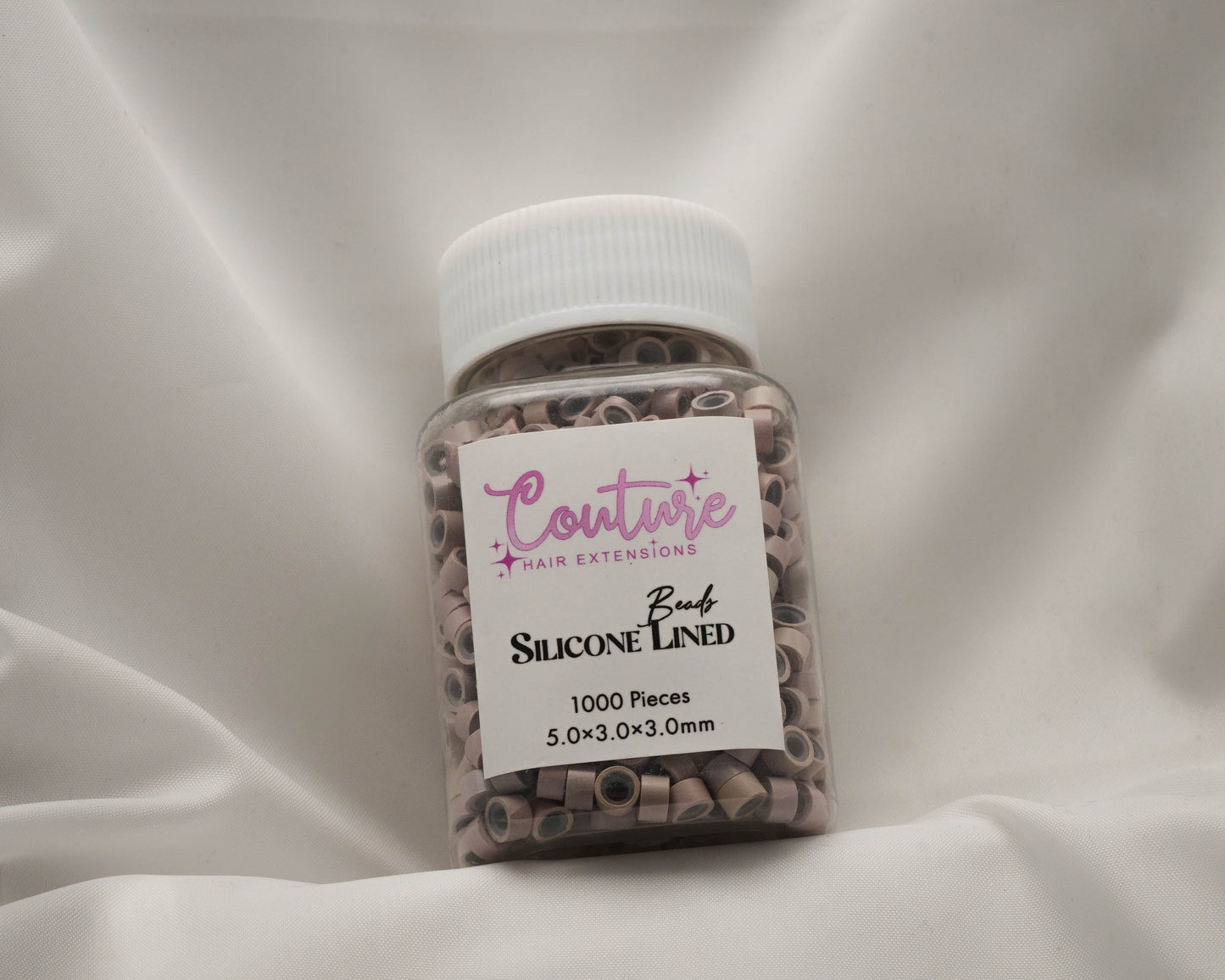 Silicone lined beads