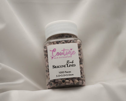 Silicone lined beads